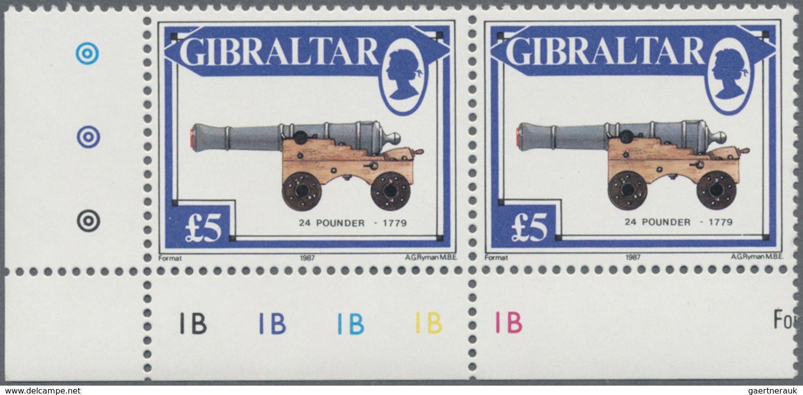 Gibraltar: 1987/1998 (ca.), Accumulation On Approx. 100 Well-filled Large Stockcards And Glassines I - Gibraltar