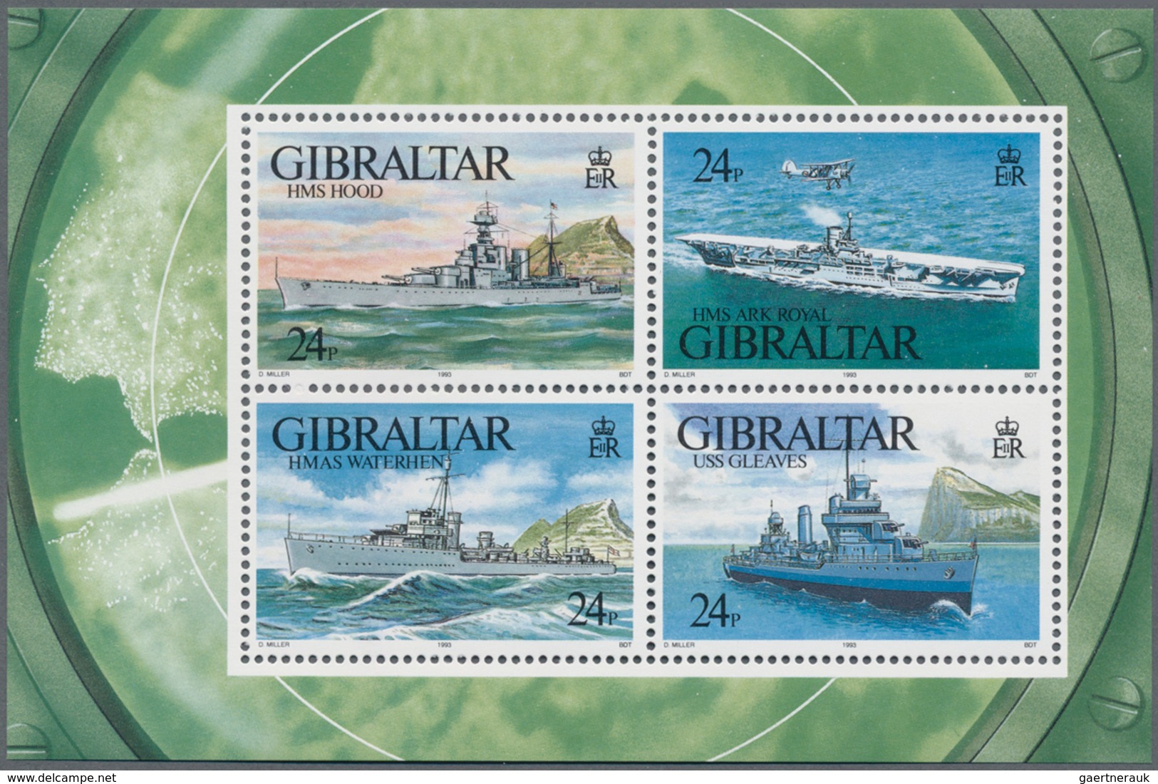Gibraltar: 1987/1998 (ca.), Accumulation On Approx. 100 Well-filled Large Stockcards And Glassines I - Gibraltar