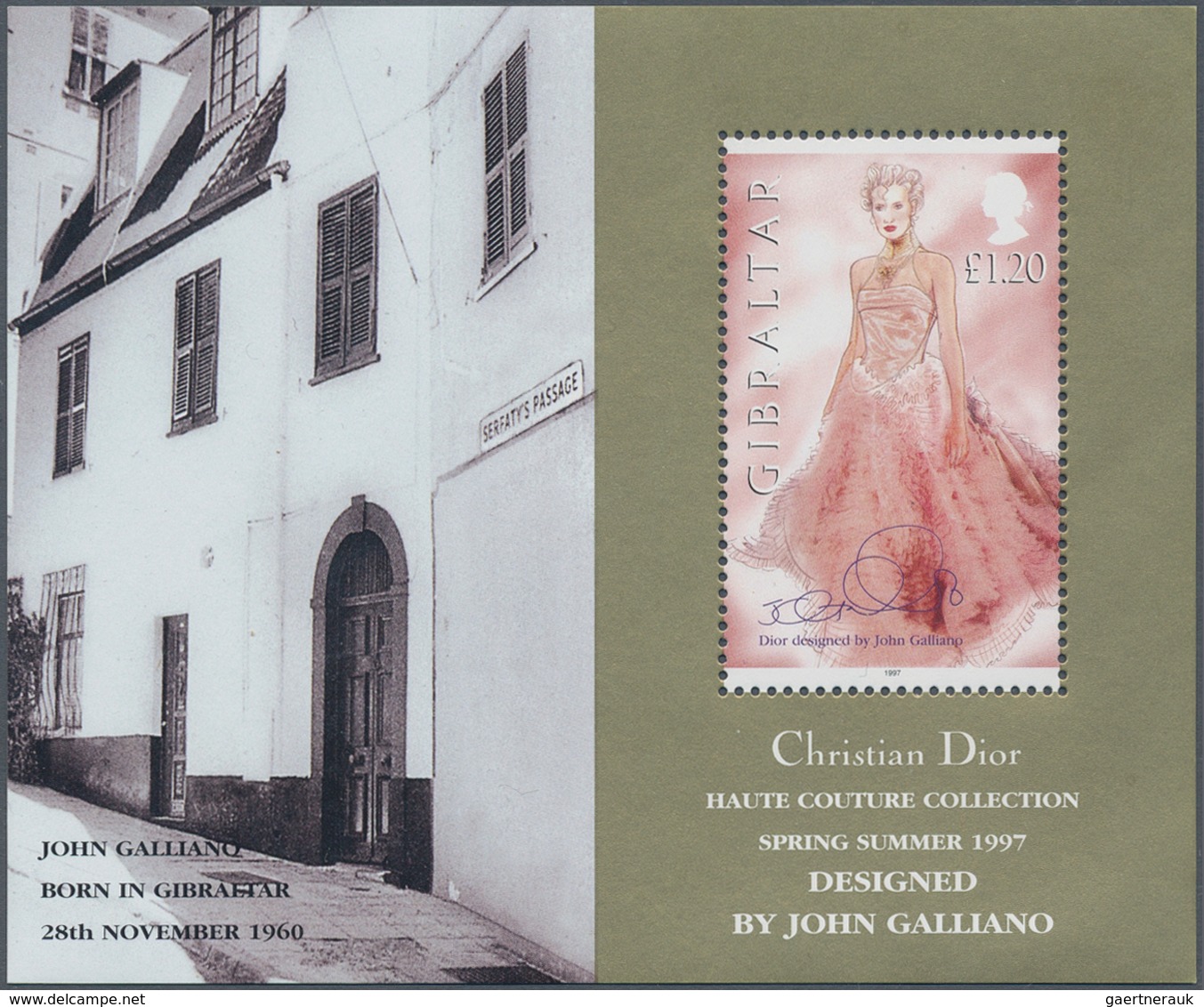 Gibraltar: 1993/1998, Stock Of Mostly Souvenir And Minature Sheets Mint Never Hinged In Varying Quan - Gibraltar