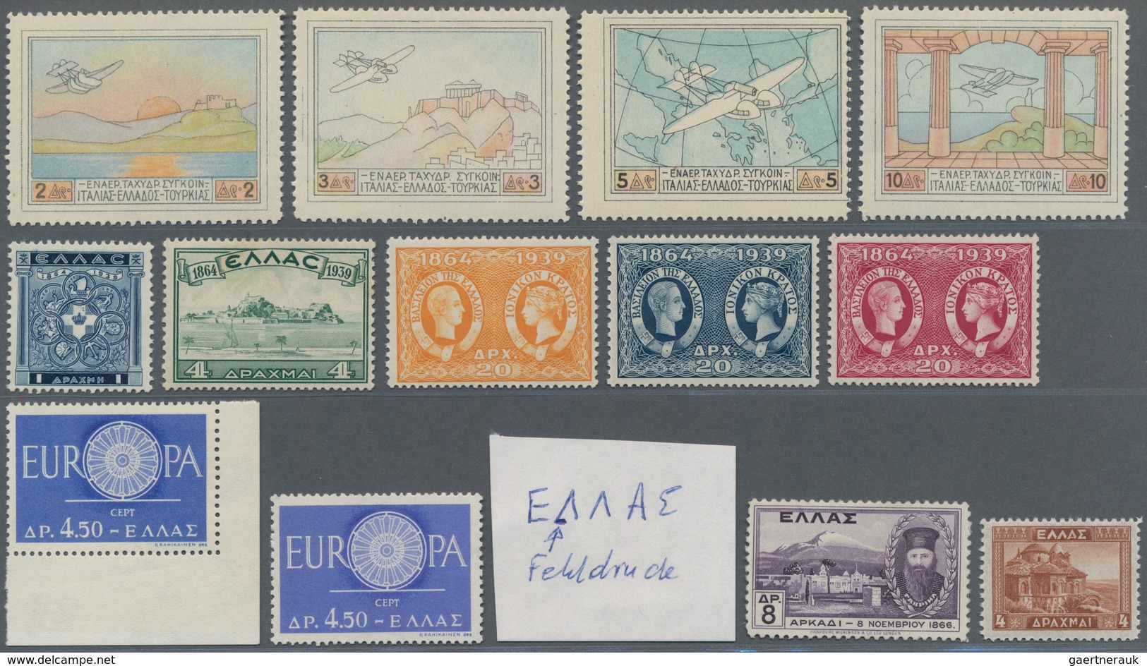 Griechenland: 1924/1971 (ca.), Greece And Areas Like Crete, Northern-Epirus And Occupied Areas In Tu - Used Stamps