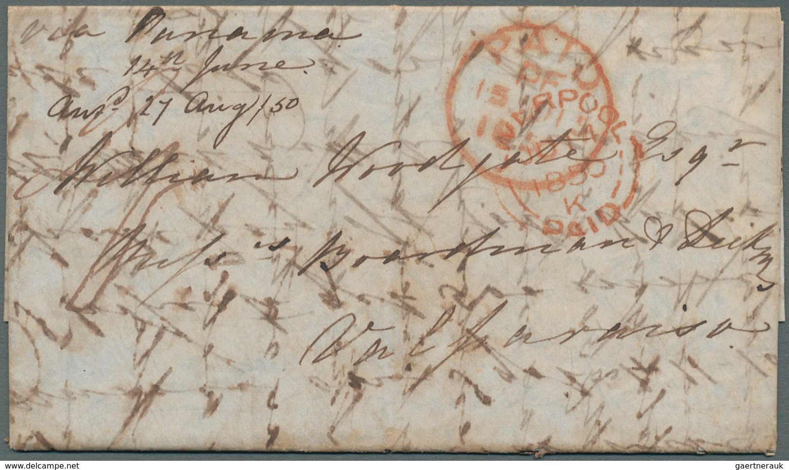 Großbritannien - Vorphilatelie: 1791/1850 ca., 360 early covers with a great variety of cancellation