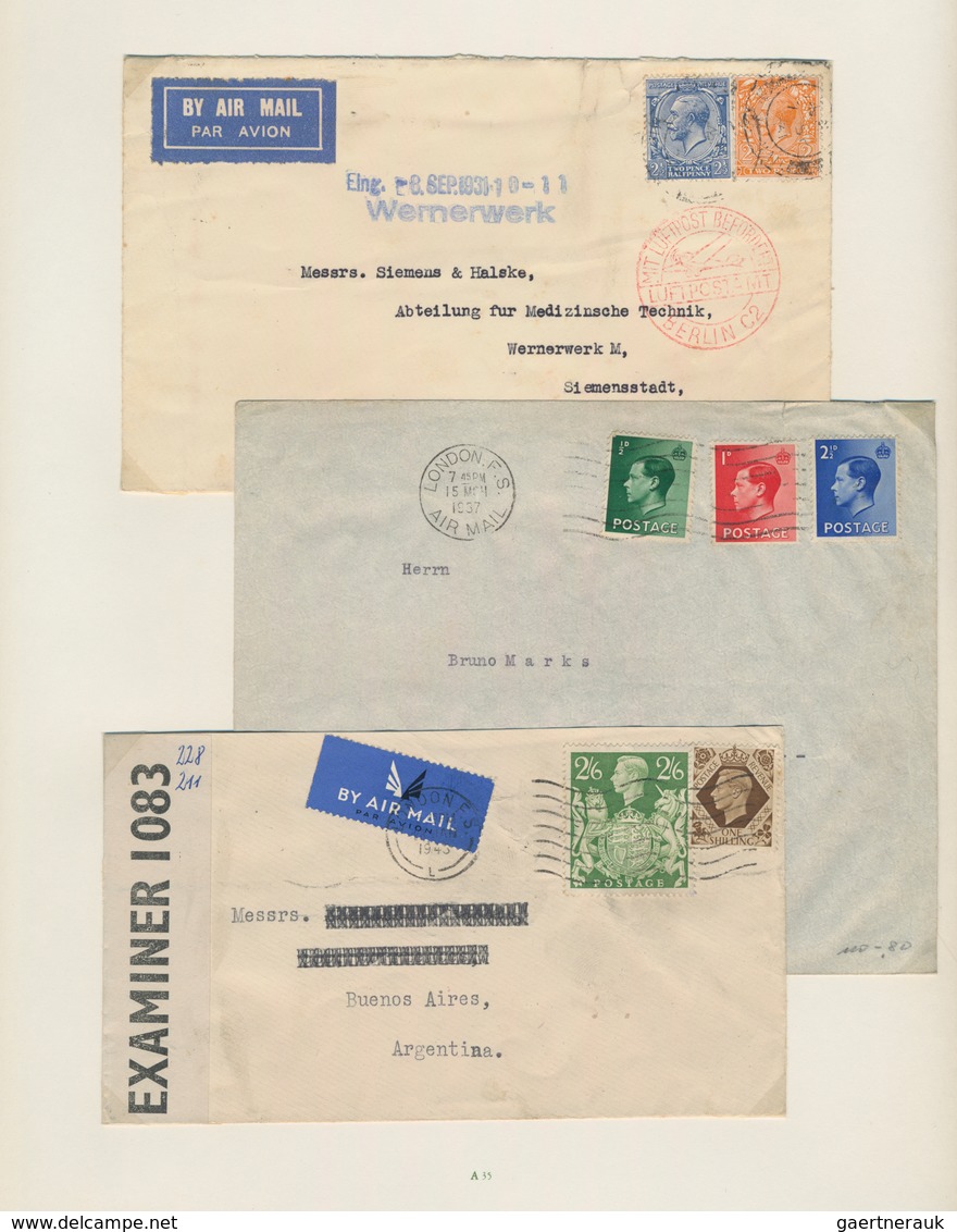 Großbritannien: 1797/1980 (ca.), Collection Of More Than 180 Covers/cards In Two Borek Binders, Comp - Otros & Sin Clasificación