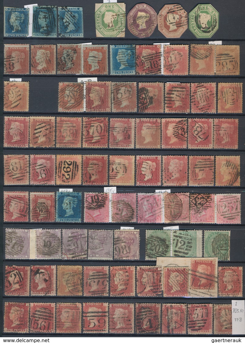 Großbritannien: 1840/1990, GB/Channel Islands/Ireland, Used And Mint Collection In Five Stockbooks, - Otros & Sin Clasificación