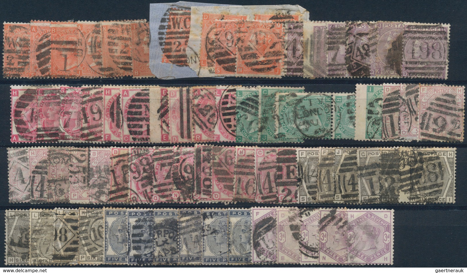 Großbritannien: 1841/1910 (ca.), Used And Mint Accumulation On Stockcards With Plenty Of Material, B - Other & Unclassified