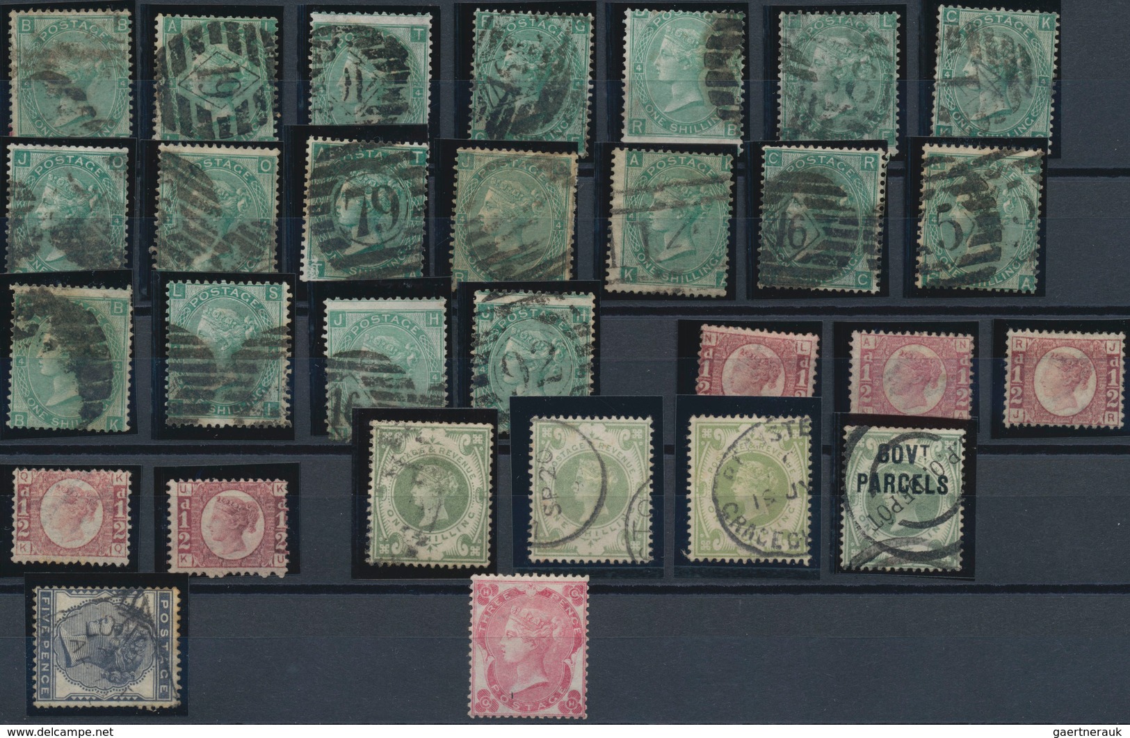 Großbritannien: 1841/1910 (ca.), Used And Mint Accumulation On Stockcards With Plenty Of Material, B - Otros & Sin Clasificación