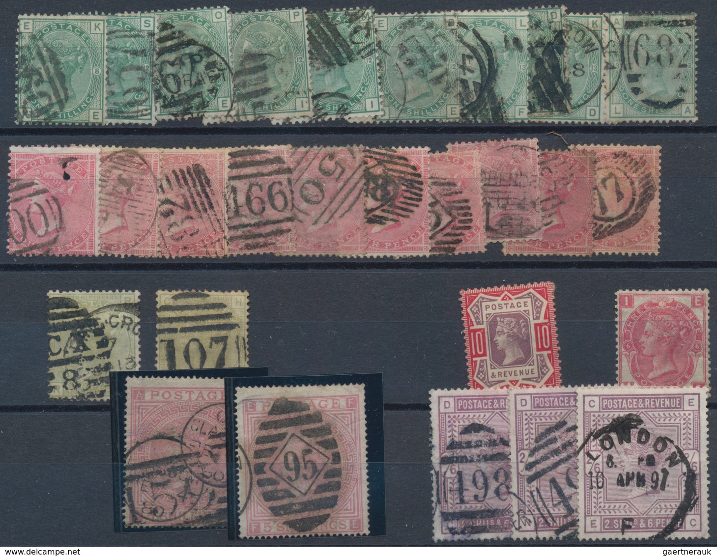 Großbritannien: 1850/1910 (ca.), Used And Mint Accumulation On Stockcards With Plenty Of Material, B - Other & Unclassified