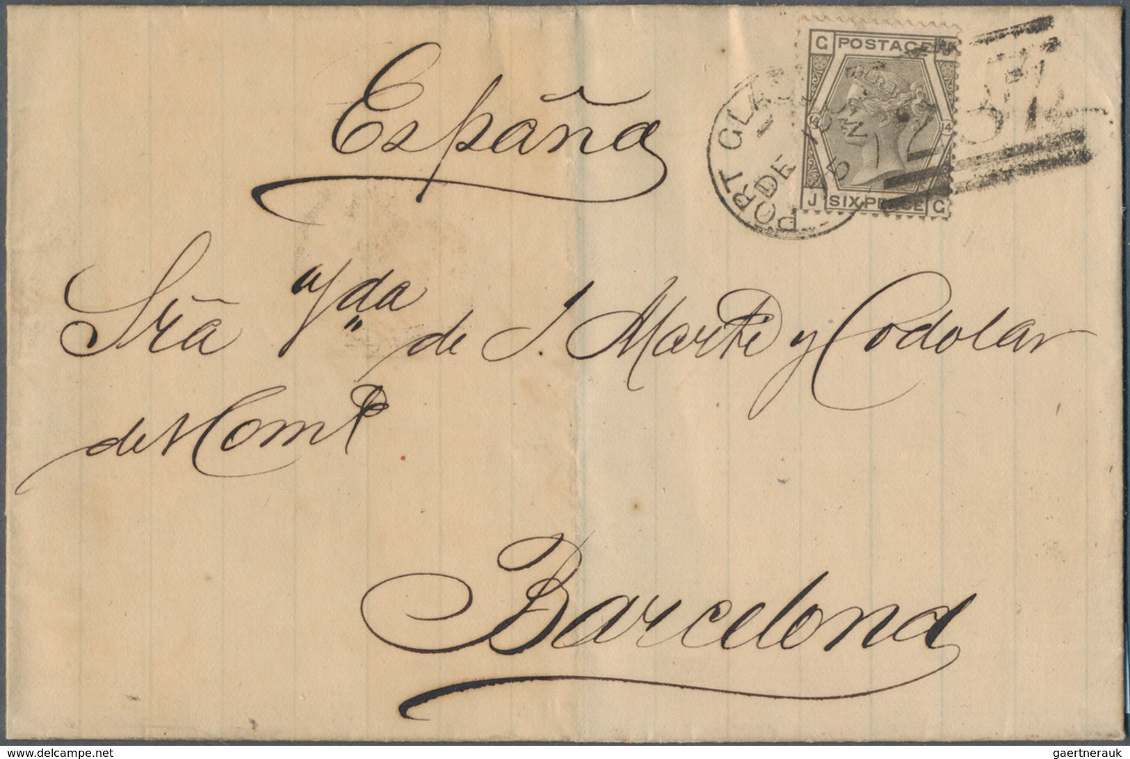 Großbritannien: 1859 - 1875 (ca.), Lot Of More Than 55 Letters, Including Business Letters From Lond - Sonstige & Ohne Zuordnung