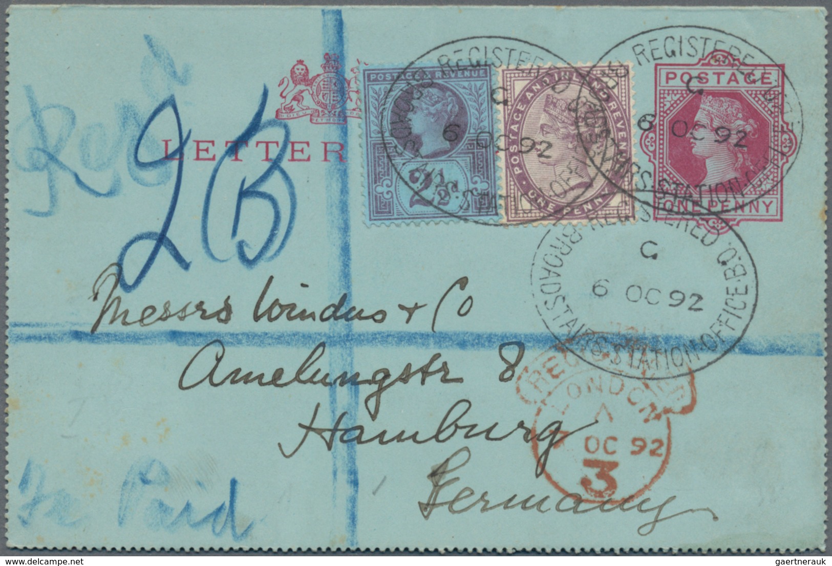 Großbritannien: 1860-1960, Posten Mit Wohl über 500 Briefen Und Ganzsachen, Dabei Bessere Frankature - Sonstige & Ohne Zuordnung