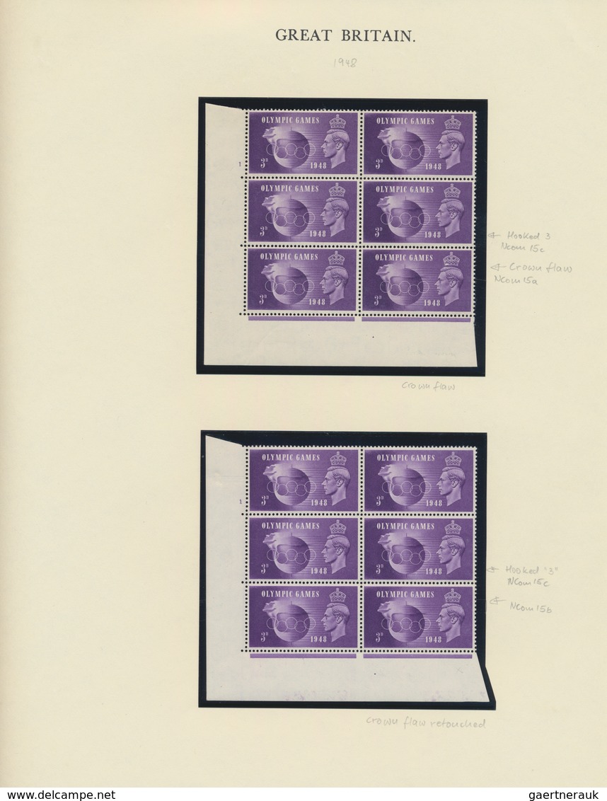 Großbritannien: 1924/1951, KGV/KEVIII/KGVI, A Specialised Mint Collection On Album Pages, Comprising - Sonstige & Ohne Zuordnung