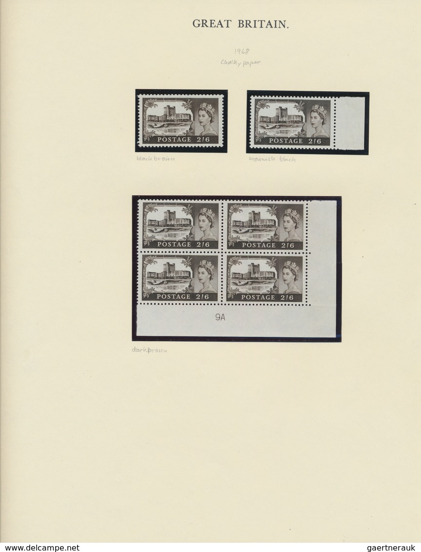 Großbritannien: 1952/1968, WILDINGS, A Splendid Specialised Mint Collection On Album Pags, Comprisin - Sonstige & Ohne Zuordnung