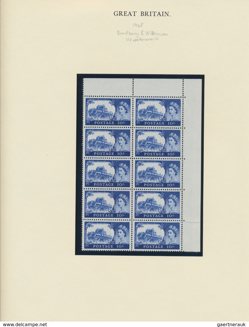 Großbritannien: 1952/1968, WILDINGS, A Splendid Specialised Mint Collection On Album Pags, Comprisin - Sonstige & Ohne Zuordnung