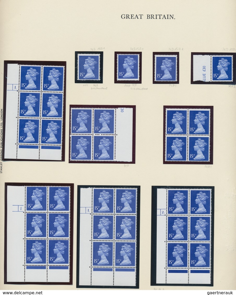 Großbritannien - Machin: 1967/1990 (ca.), PRE-DECIMAL And DECIMAL MACHIN ISSUES, Extraordinary Speci - Machins