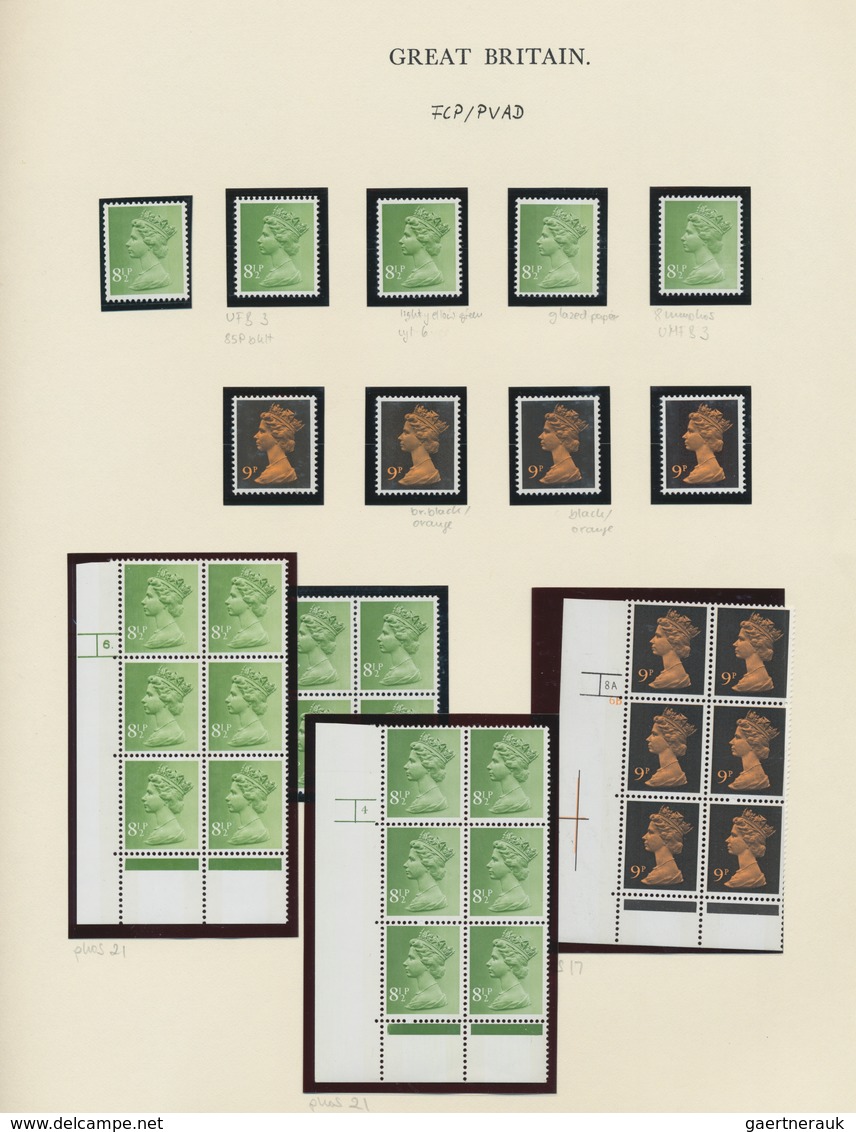 Großbritannien - Machin: 1967/1990 (ca.), PRE-DECIMAL And DECIMAL MACHIN ISSUES, Extraordinary Speci - Série 'Machin'