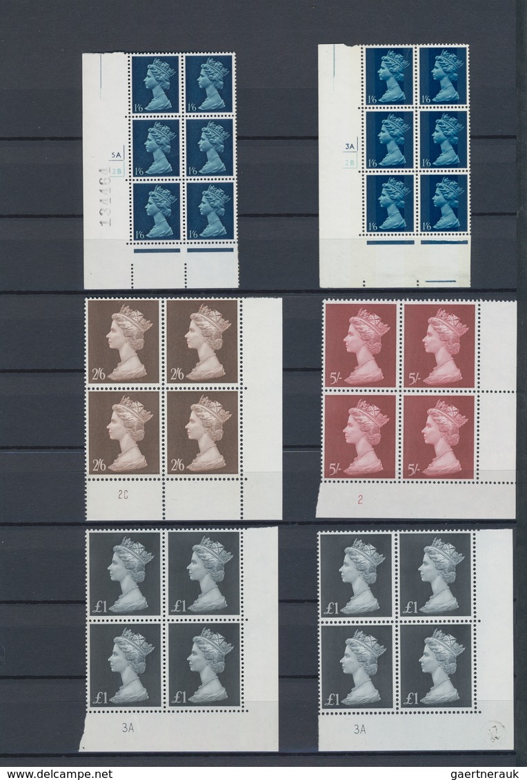 Großbritannien - Machin: 1967/1995 (ca.), PRE-DECIMAL And DECIMAL MACHINS, Collection Of Apprx. 306 - Machins