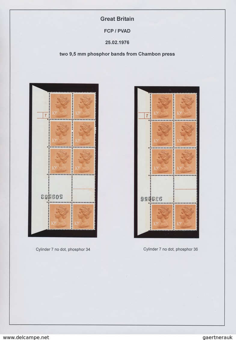 Großbritannien - Machin: 1971/1991, DECIMAL MACHINS, Specialised Collection Of Apprx. 1.670 Stamps I - Machin-Ausgaben