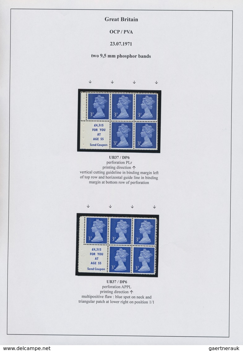 Großbritannien - Machin: 1971/1991, DECIMAL MACHINS, Specialised Collection Of Apprx. 1.670 Stamps I - Machins