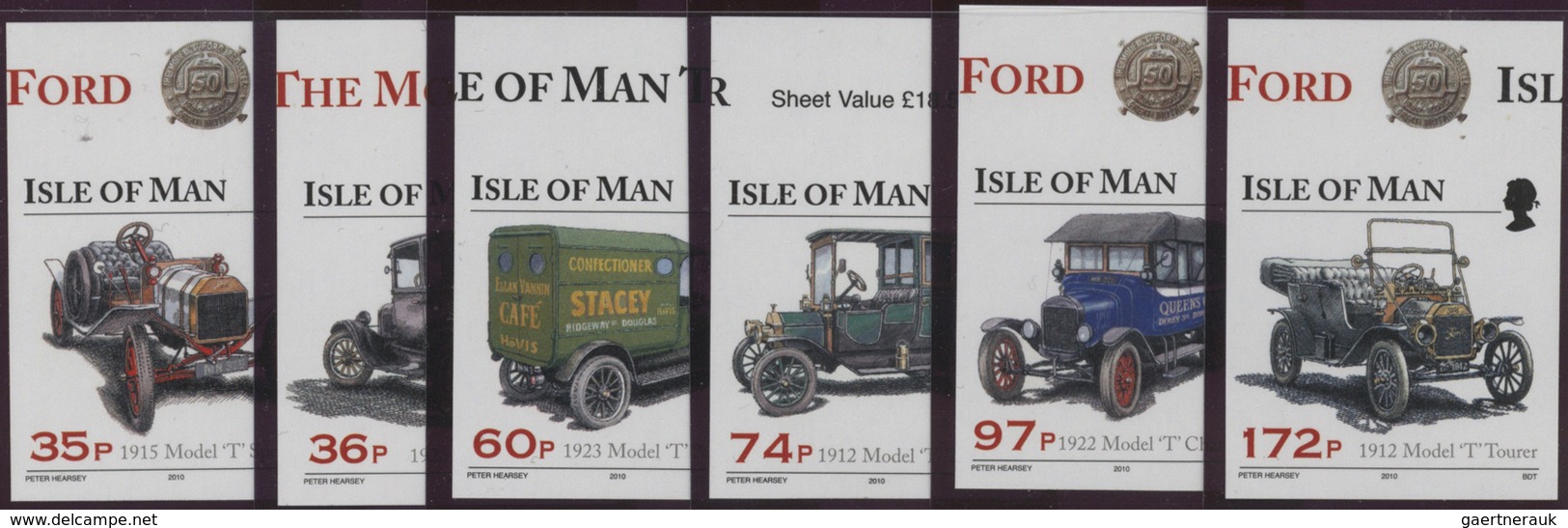 Großbritannien - Isle Of Man: 2008/2014. Remarkable Collection With Imperforate Mint, Nh, Issues. Th - Isla De Man