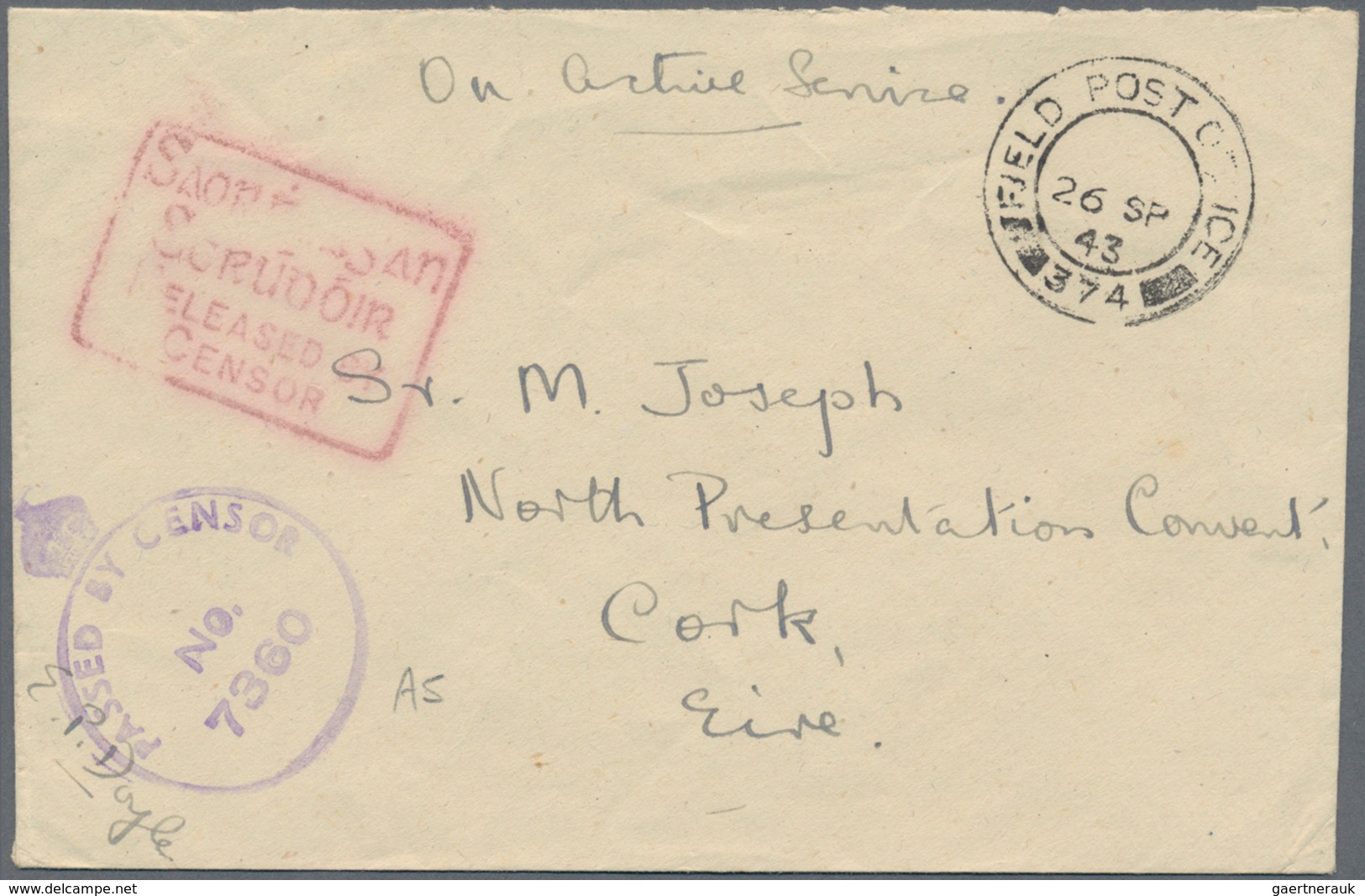 Britische Militärpost II. WK: 1941/1966, Collection With Ca.40 Covers, About One Half Of The Covers - Sonstige & Ohne Zuordnung