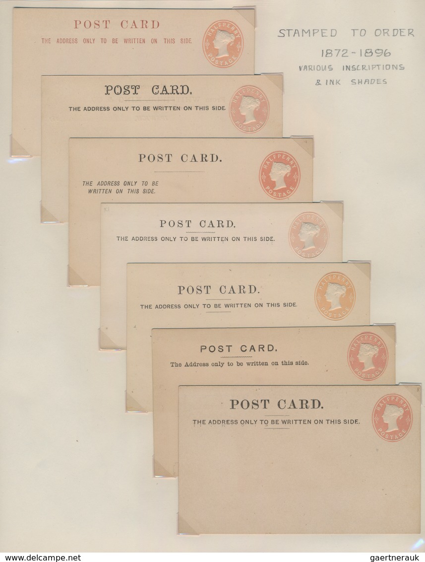 Großbritannien - Ganzsachen: 1870/1951 QV, KEVII, KGV + KGVI Special Postal Stationery Collection Of - 1840 Mulready-Umschläge