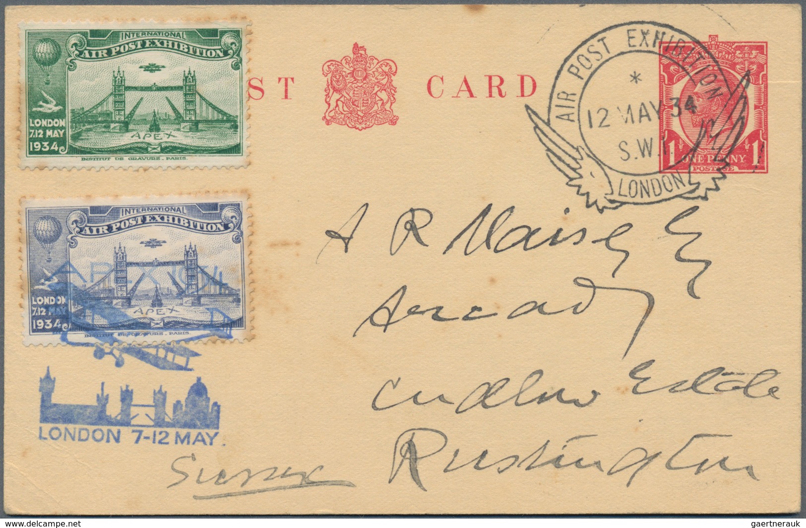 Großbritannien - Ganzsachen: 1902/53 KINGS Ca. 220 Unused And Commercially Used Postal Stationeries, - 1840 Sobres & Cartas Mulready