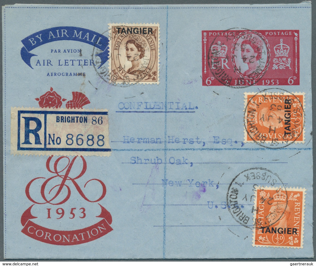 Großbritannien - Ganzsachen: 1945/2003 (ca.), AEROGRAMMES: Accumulation With About 2.000 (!) Commerc - 1840 Mulready Envelopes & Lettersheets