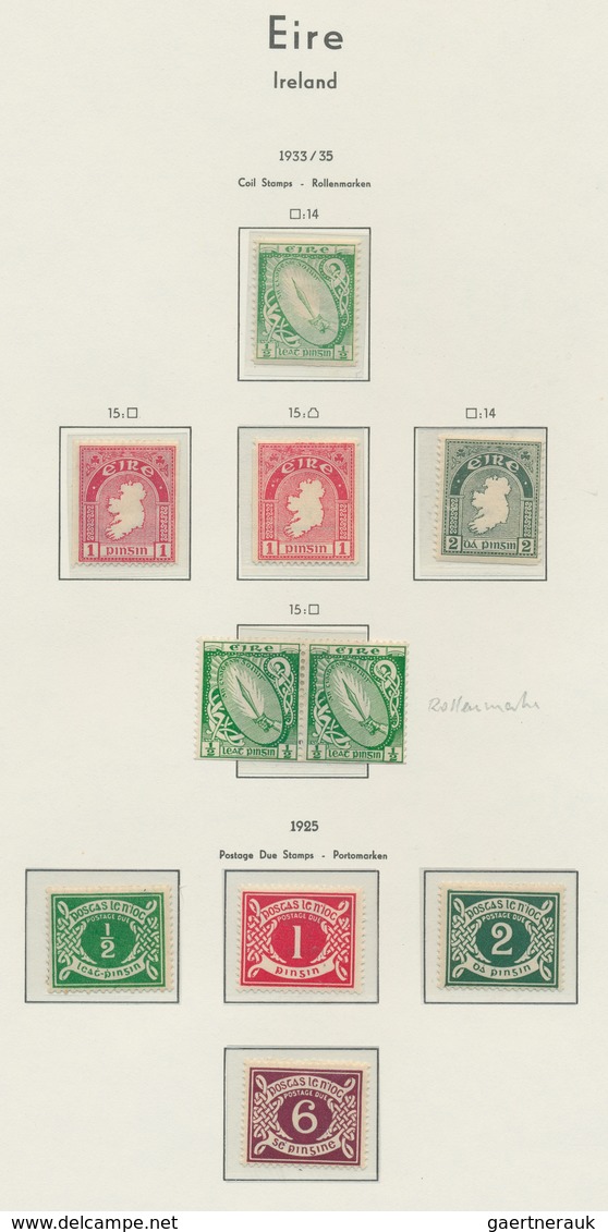 Irland: 1922/1972, A Splendid Mint Collection In A Lighthouse Binder Neatly Arranged On Album Pages, - Nuevos