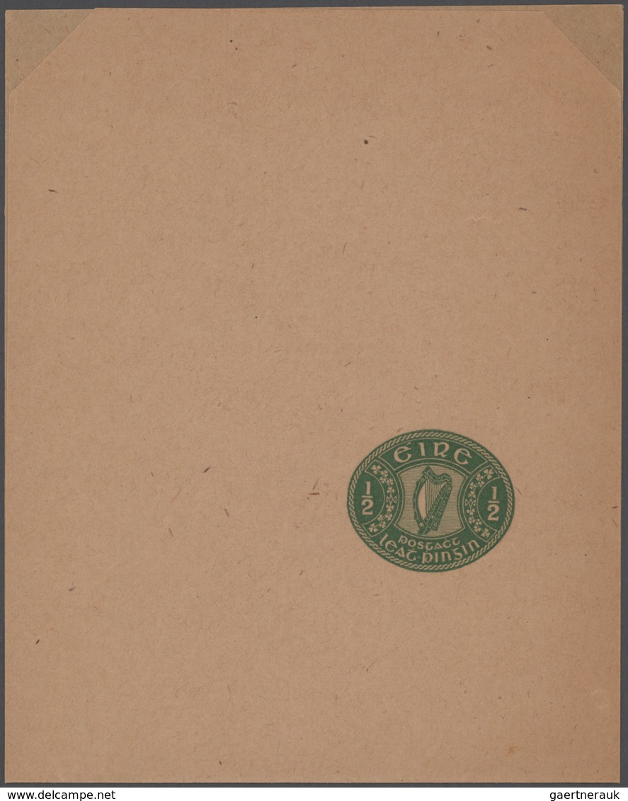 Irland: 1922/94 accumulation of ca. 480 unused/CTO-used and commercially used postal stationeries (p