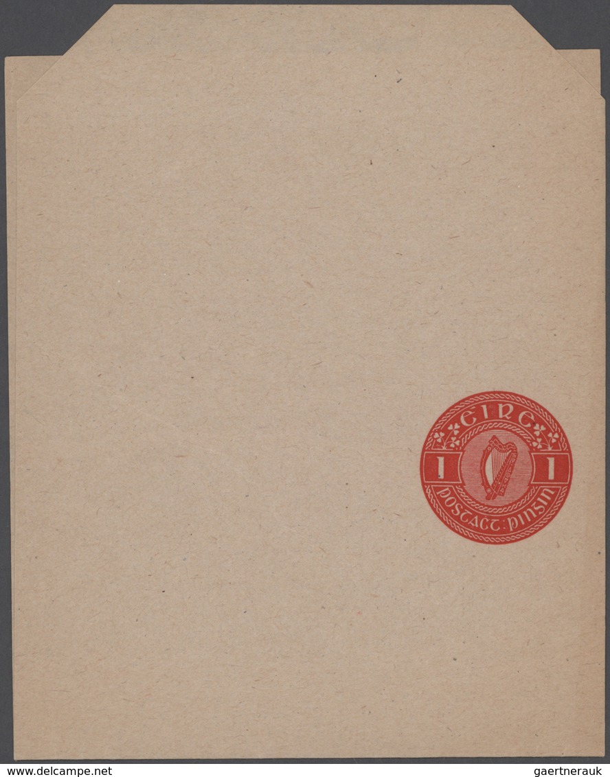 Irland: 1922/94 accumulation of ca. 480 unused/CTO-used and commercially used postal stationeries (p