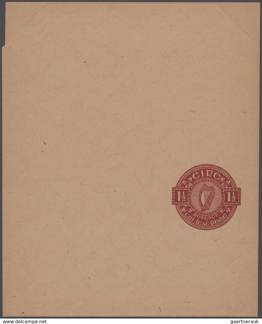 Irland: 1922/94 accumulation of ca. 480 unused/CTO-used and commercially used postal stationeries (p