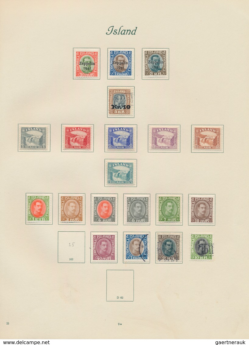 Island: 1876/1931, Mint And Used Collection On Album Pages, Showing A Nice Section Early Issues, Fol - Otros & Sin Clasificación