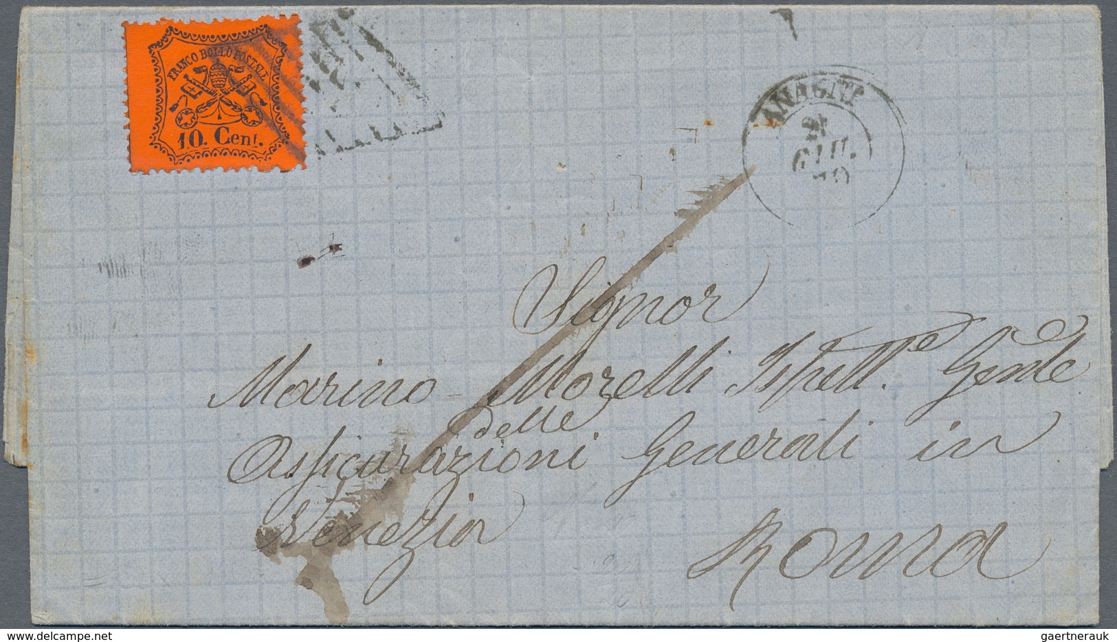 Altitalien: 1738/1871, About 30 Prephilatelic Letter And 7 Franked Covers. Please View. - Colecciones