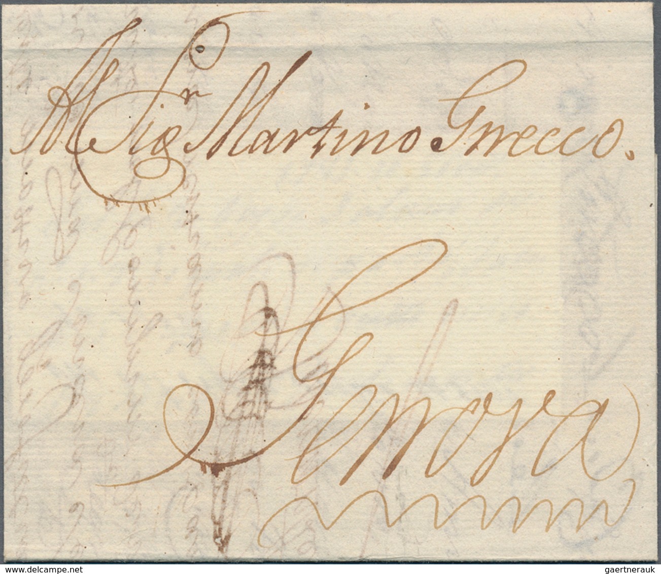 Altitalien: 1738/1871, About 30 Prephilatelic Letter And 7 Franked Covers. Please View. - Collections