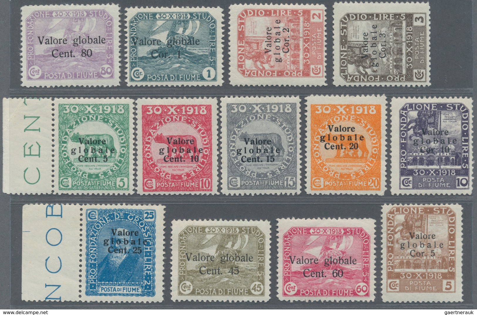 Italien: 1850/1930 (ca.), Italian Area, Mint And Used Lot Of 69 Stams On Stockcards, Comprising Some - Colecciones