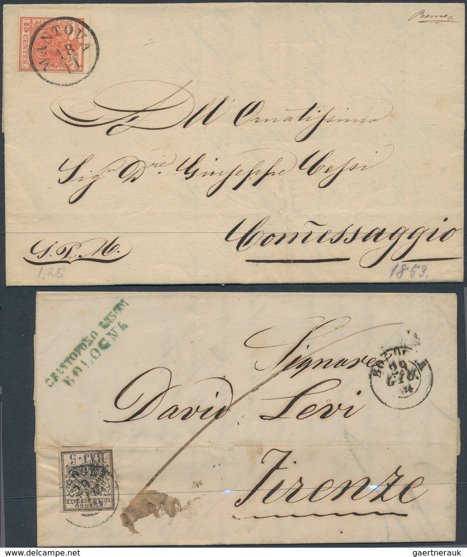 Italien: 1851-1950: Mint and used collection on pages in a binder, from some stamps from old Italian