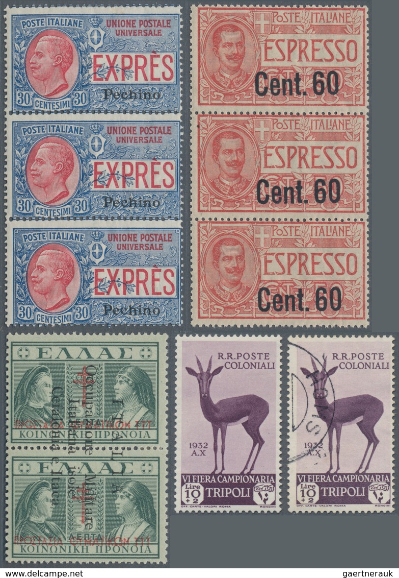Italien: 1863/1990 (ca.), Accumulation On Stockcards Incl. Several Valuable Stamps With A Few Blocks - Colecciones
