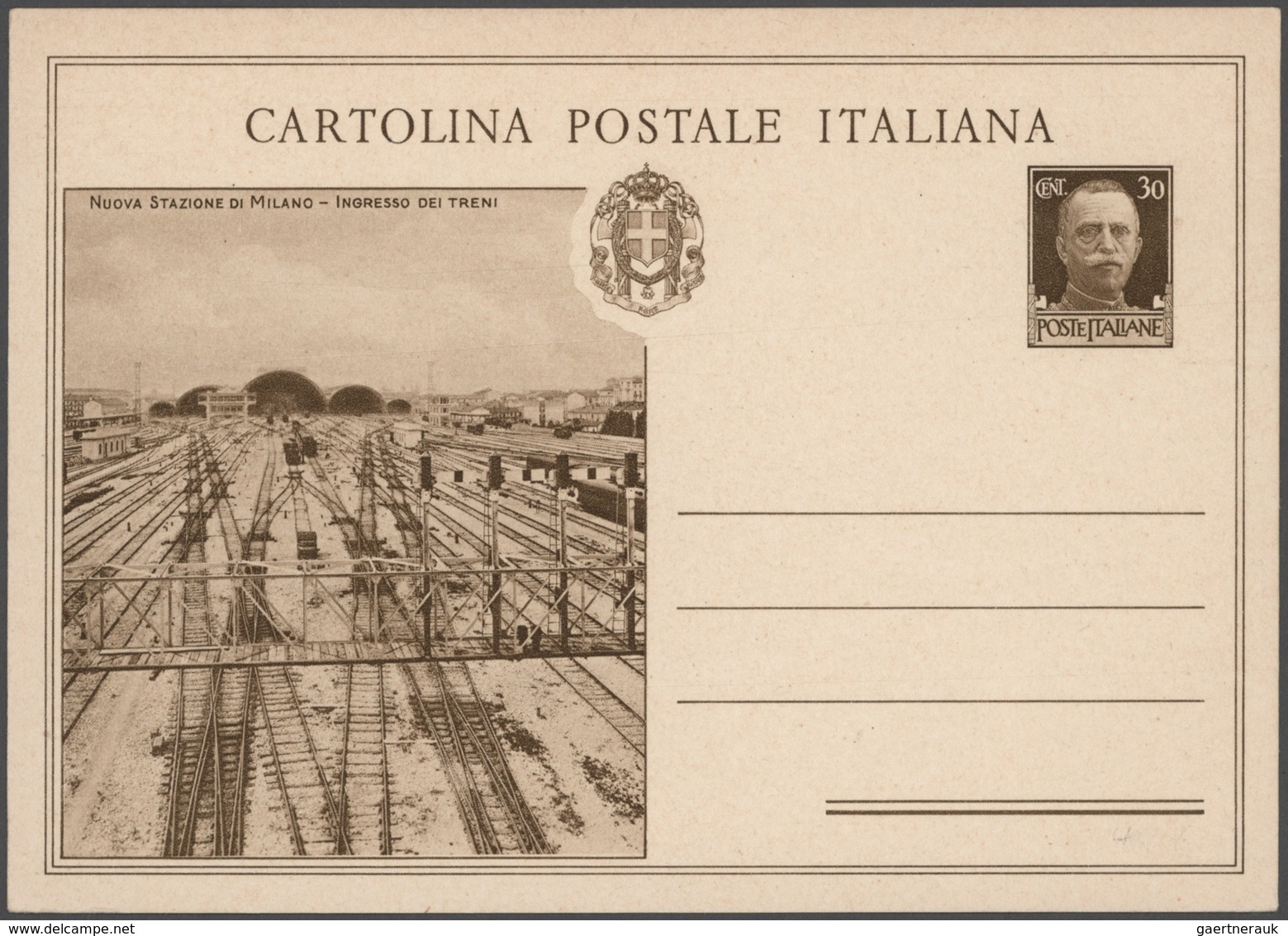 Italien: 1873/1997 Accumulation Of Ca. 430 Unused/CTO-used And Used Postal Stationeries (picture Pos - Sammlungen