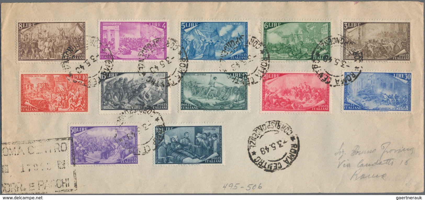 Italien: 1875-1950 (ca). About 150 - 200 Cover And Stationery With Many Better Items Like Garibaldi - Colecciones