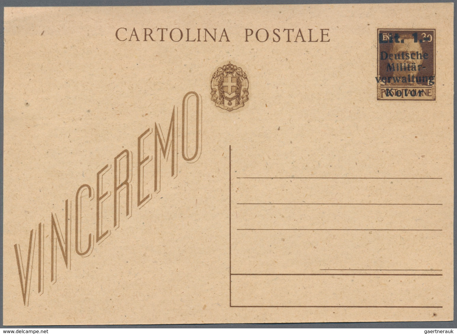 Italien - Ganzsachen: 1875/1992 Collection Of Ca. 200 Unused And Used Postal Stationeries (incl. Pos - Ganzsachen