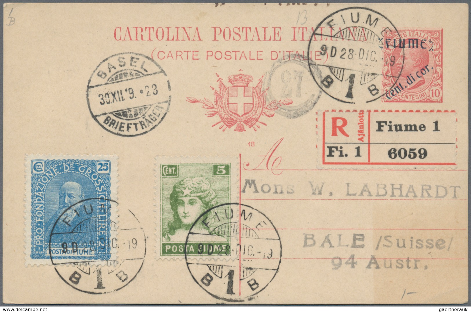 Italien - Ganzsachen: 1875/1992 Collection Of Ca. 200 Unused And Used Postal Stationeries (incl. Pos - Entero Postal