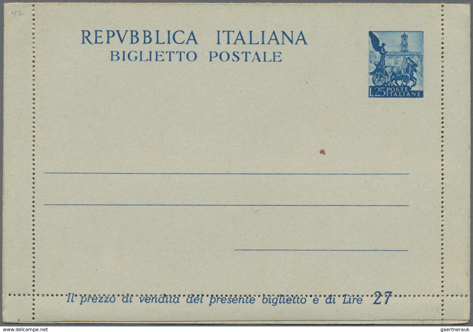 Italien - Ganzsachen: 1875/1992 collection of ca. 200 unused and used postal stationeries (incl. pos
