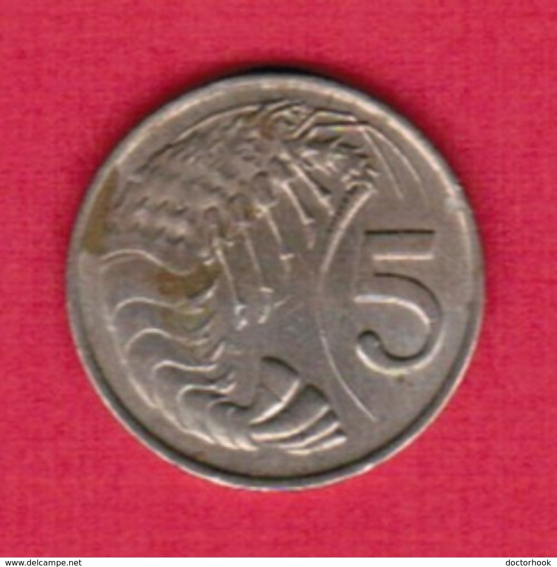 CAYMAN ISLANDS  5 CENTS 1977 (KM # 2) #5400 - Kaimaninseln