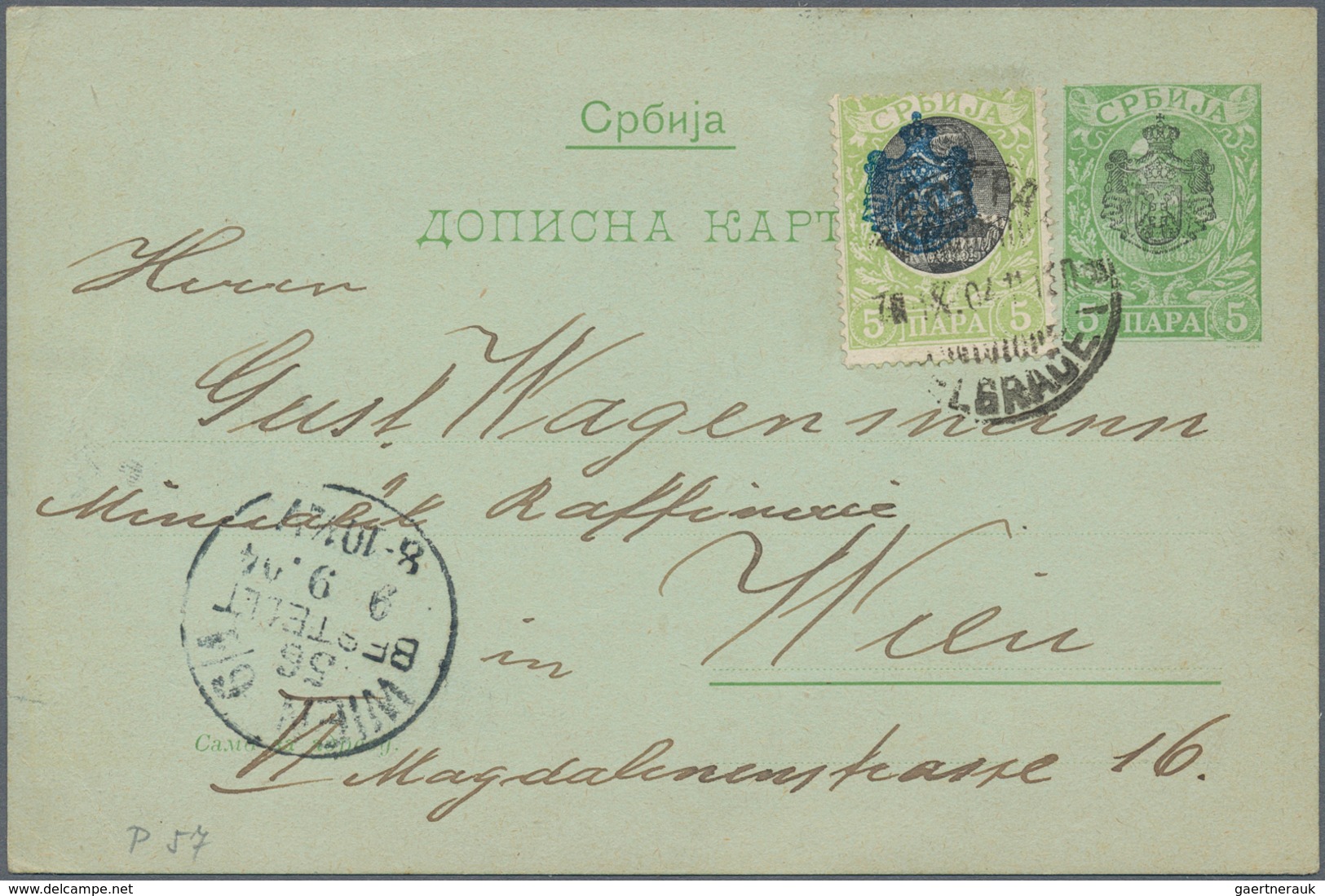 Jugoslawien: 1890/1943 (ca.), Yugoslavian Area/Albania, Lot Of Apprx. 94 Covers/cards/stationeries, - Covers & Documents