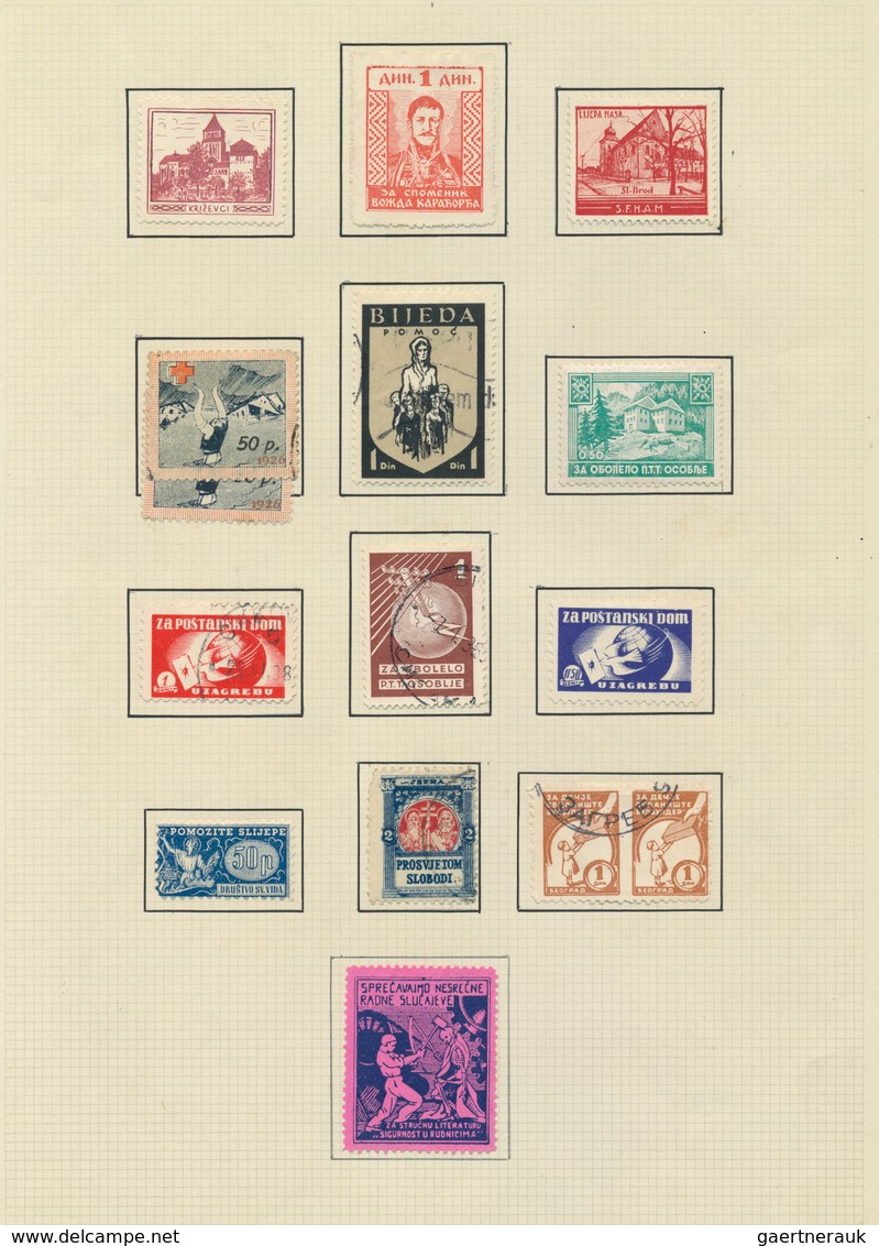 Jugoslawien: 1918, Issues for Croatia, SHS overprints on Hungary, comprising apprx. 1.600 stamps inc