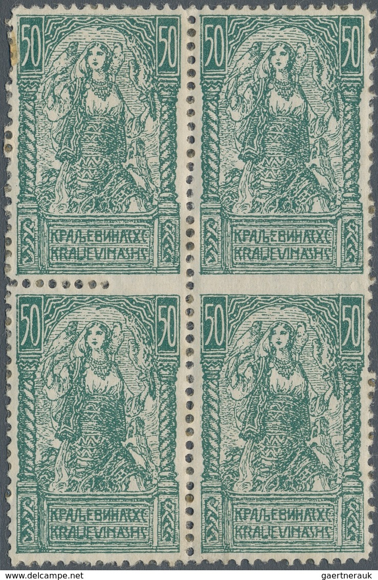 Jugoslawien: 1919, Definitives "Yugoslavia", "Angel Of Peace" And "King Peter", Specialised Assortme - Briefe U. Dokumente