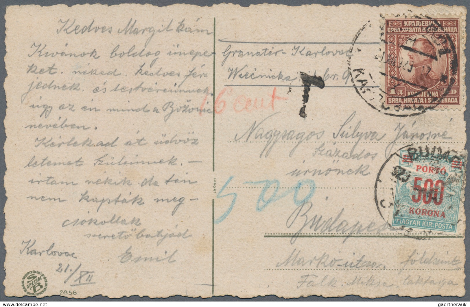 Jugoslawien: 1919/1937, Assortment Of 18 (mainly Commercial) Covers/cards, Incl. Registered Mail, In - Lettres & Documents