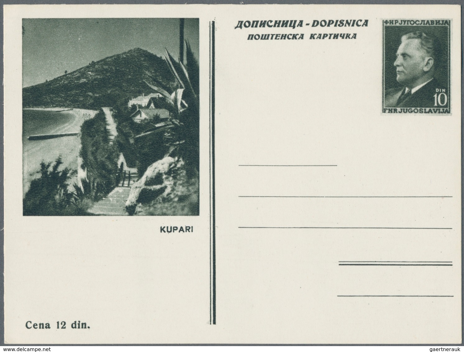 Jugoslawien - Ganzsachen: 1950/58 Fantastic Collection Of Ca. 1.030 Picture Postal Stationery Cards - Ganzsachen