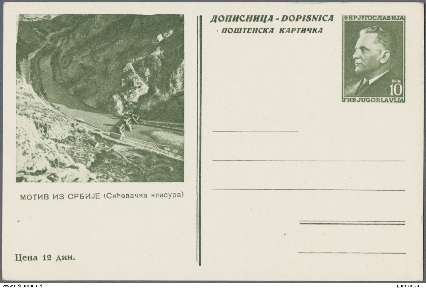 Jugoslawien - Ganzsachen: 1950/58 Fantastic Collection Of Ca. 1.030 Picture Postal Stationery Cards - Enteros Postales