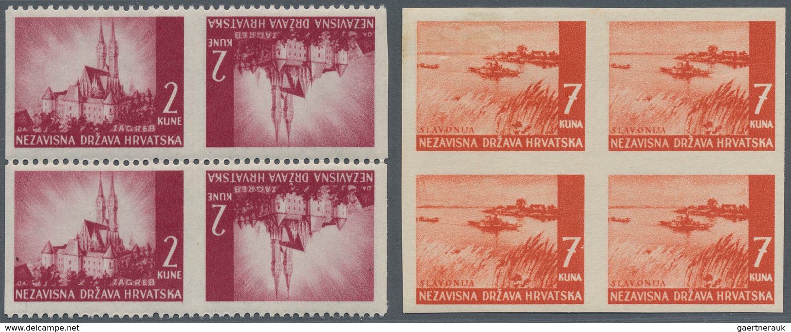 Kroatien: 1941/1944, Definitives "Pictorials", Specialised Mint Assortment Of Apprx. 230 Stamps Show - Croatia