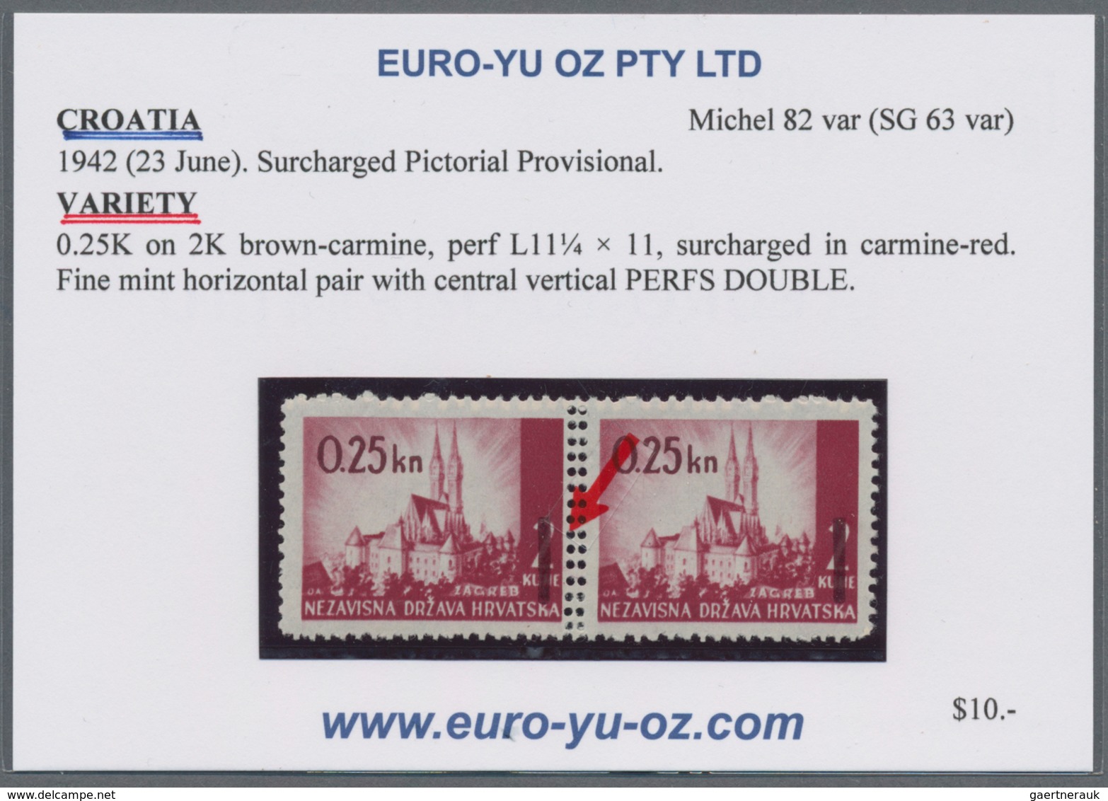 Kroatien: 1942, Independence/Philatelic Exhibition/Overprints, specialised assortment of apprx. 67 s