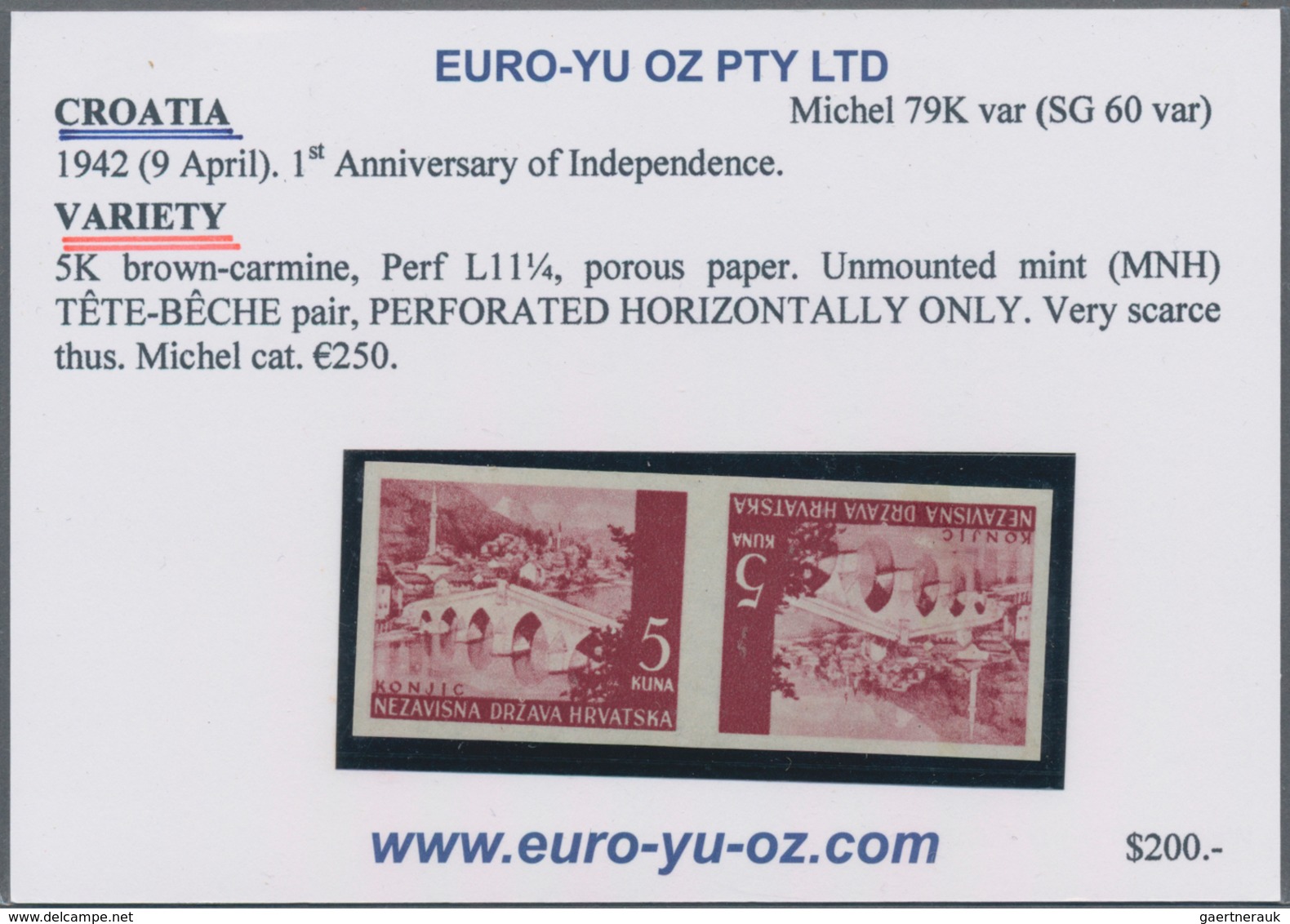 Kroatien: 1942, Independence/Philatelic Exhibition/Overprints, specialised assortment of apprx. 67 s